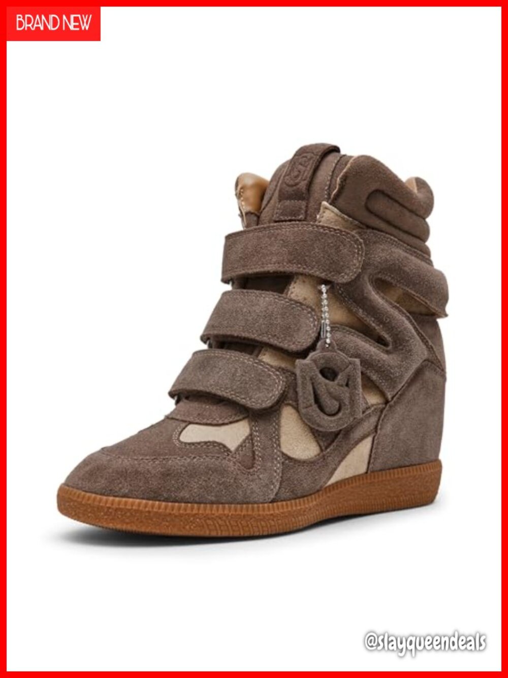 Suede Platform Sneaker Lace-Up Cushioned Comfort Casual